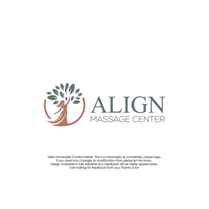 Logo Design by LogoEon for Align Massage Center | Design: #32365929