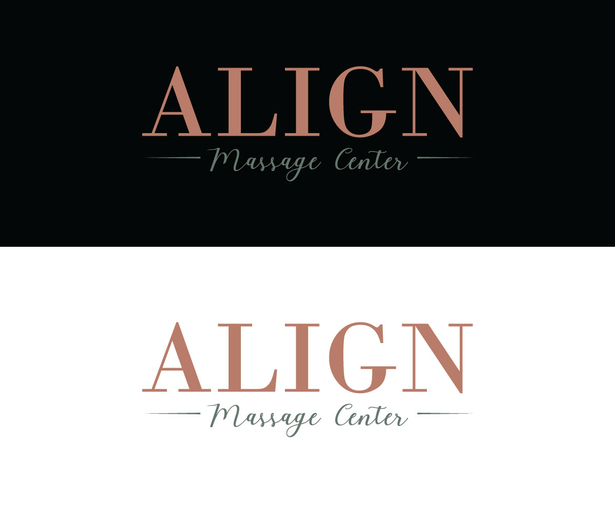 Logo-Design von Luckey yaari für Align Massage Center | Design #32372718