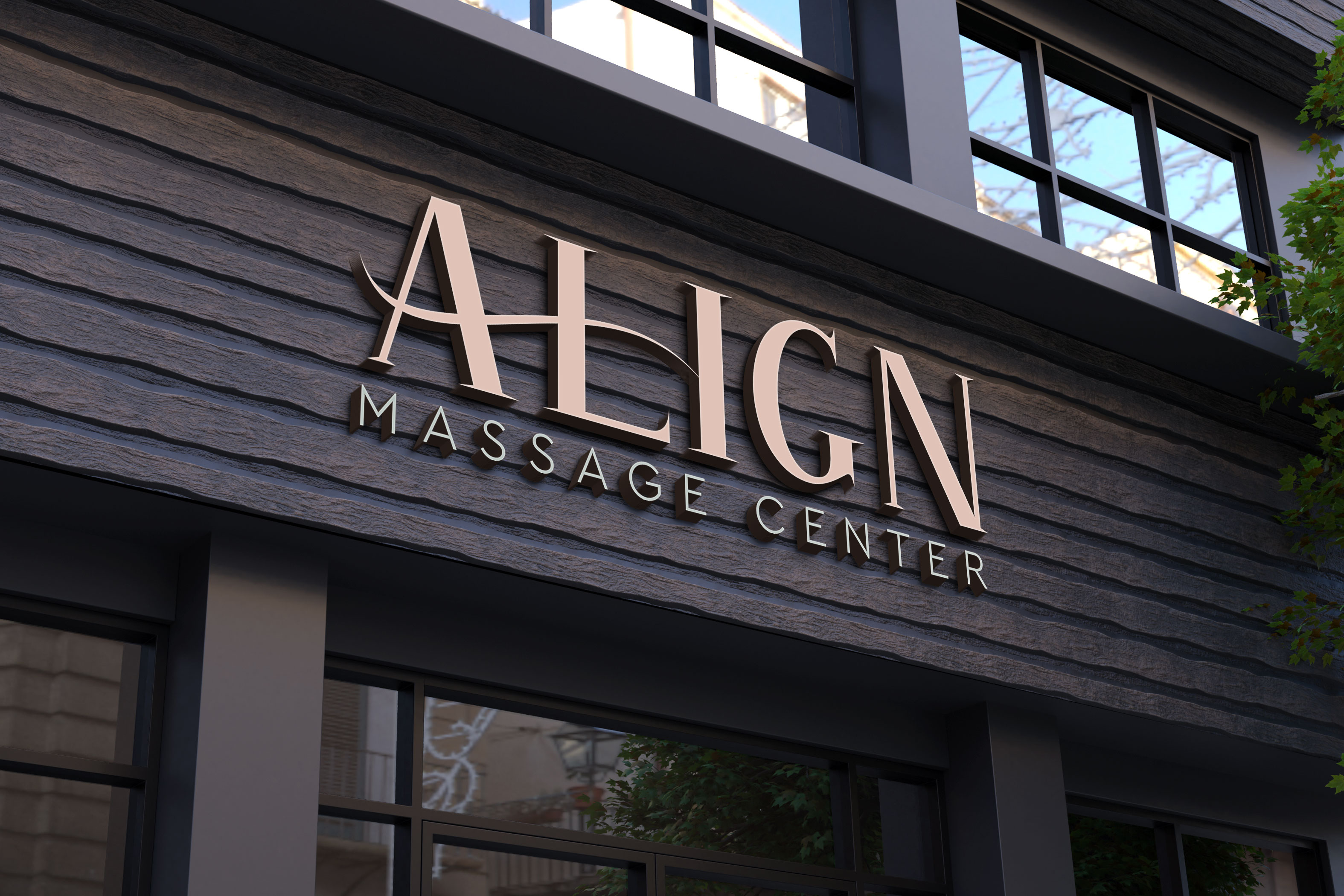 Logo-Design von Kavth für Align Massage Center | Design #32386713