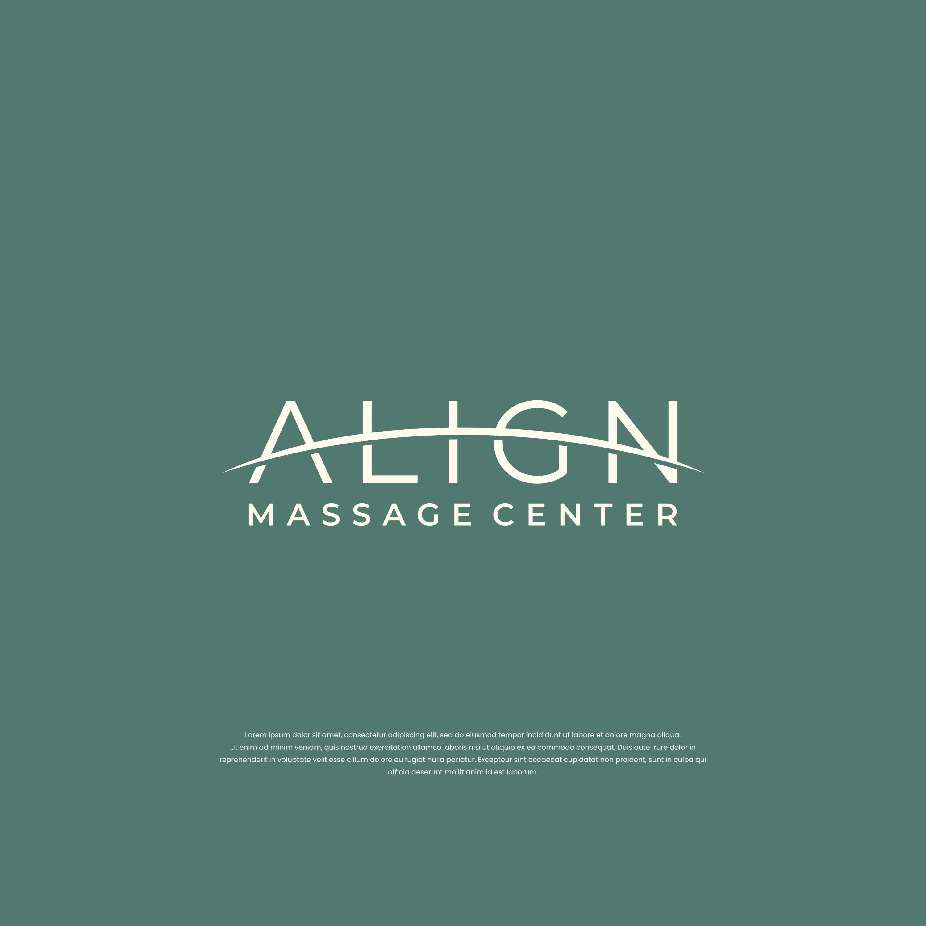 Logo Design by ge.logo for Align Massage Center | Design #32366791