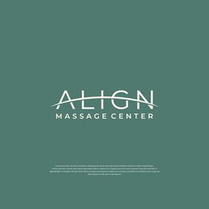 Logo Design by ge.logo for Align Massage Center | Design: #32366791