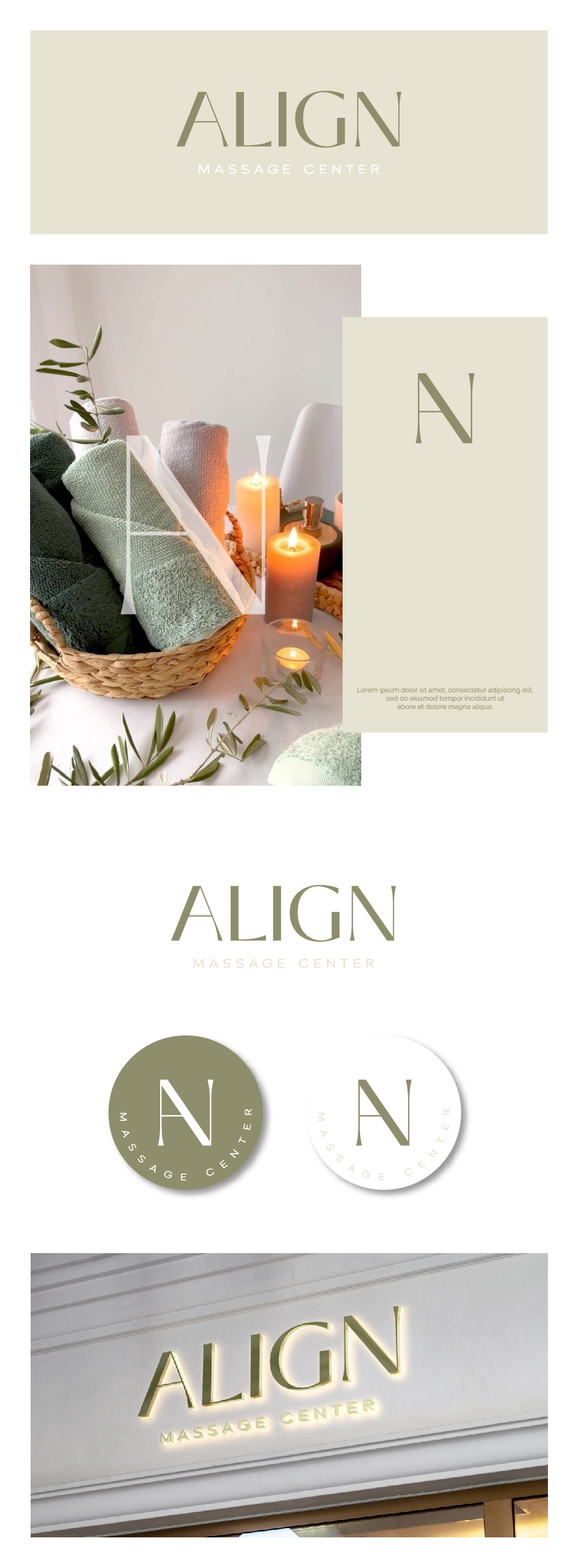 Logo Design by Ha.Connick for Align Massage Center | Design #32369569