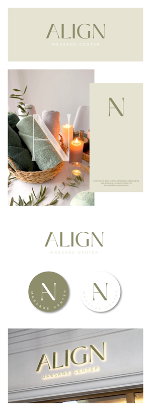 Logo Design by Ha.Connick for Align Massage Center | Design: #32369569