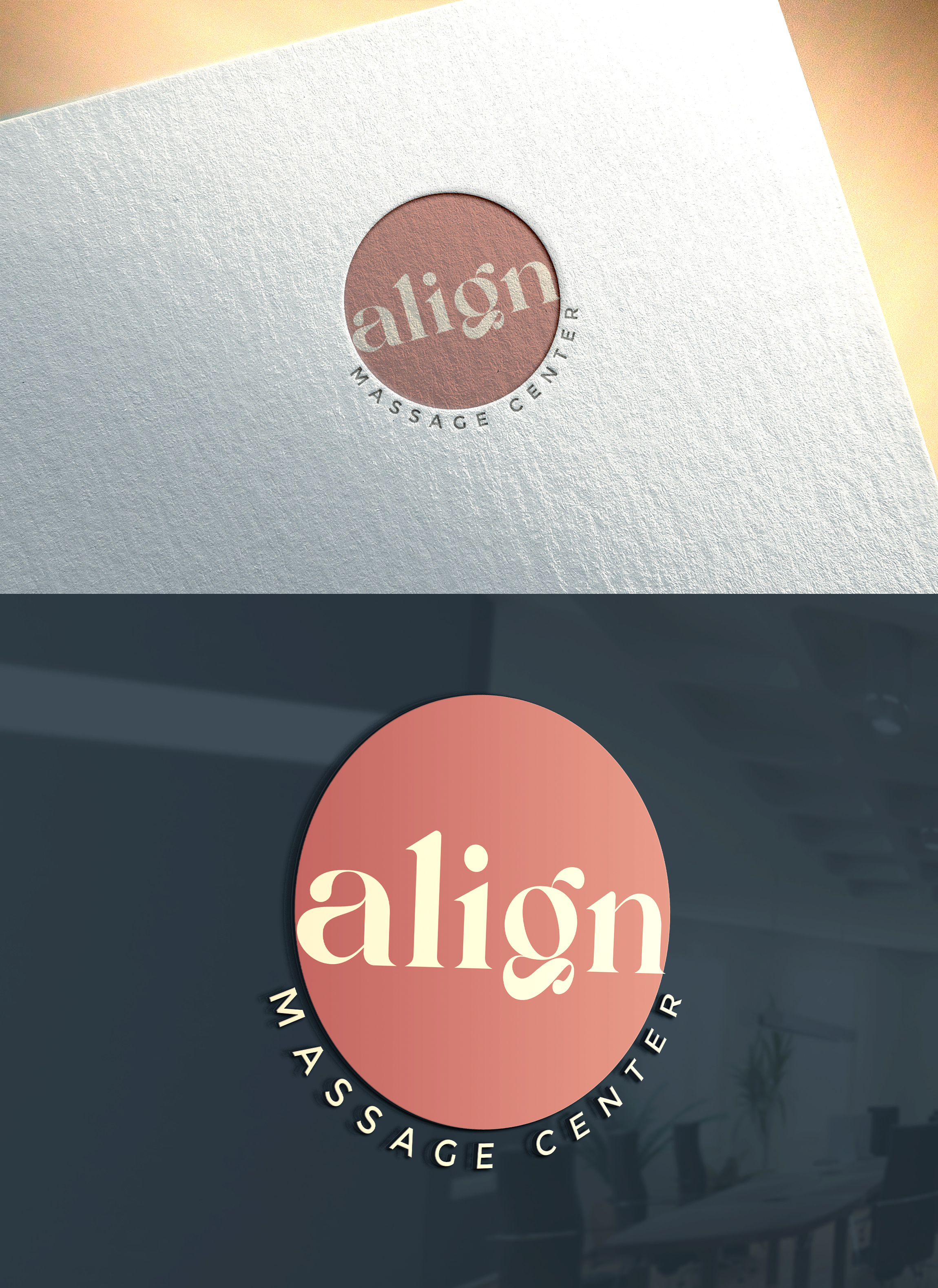 Logo Design by RaKu 2 for Align Massage Center | Design #32391897