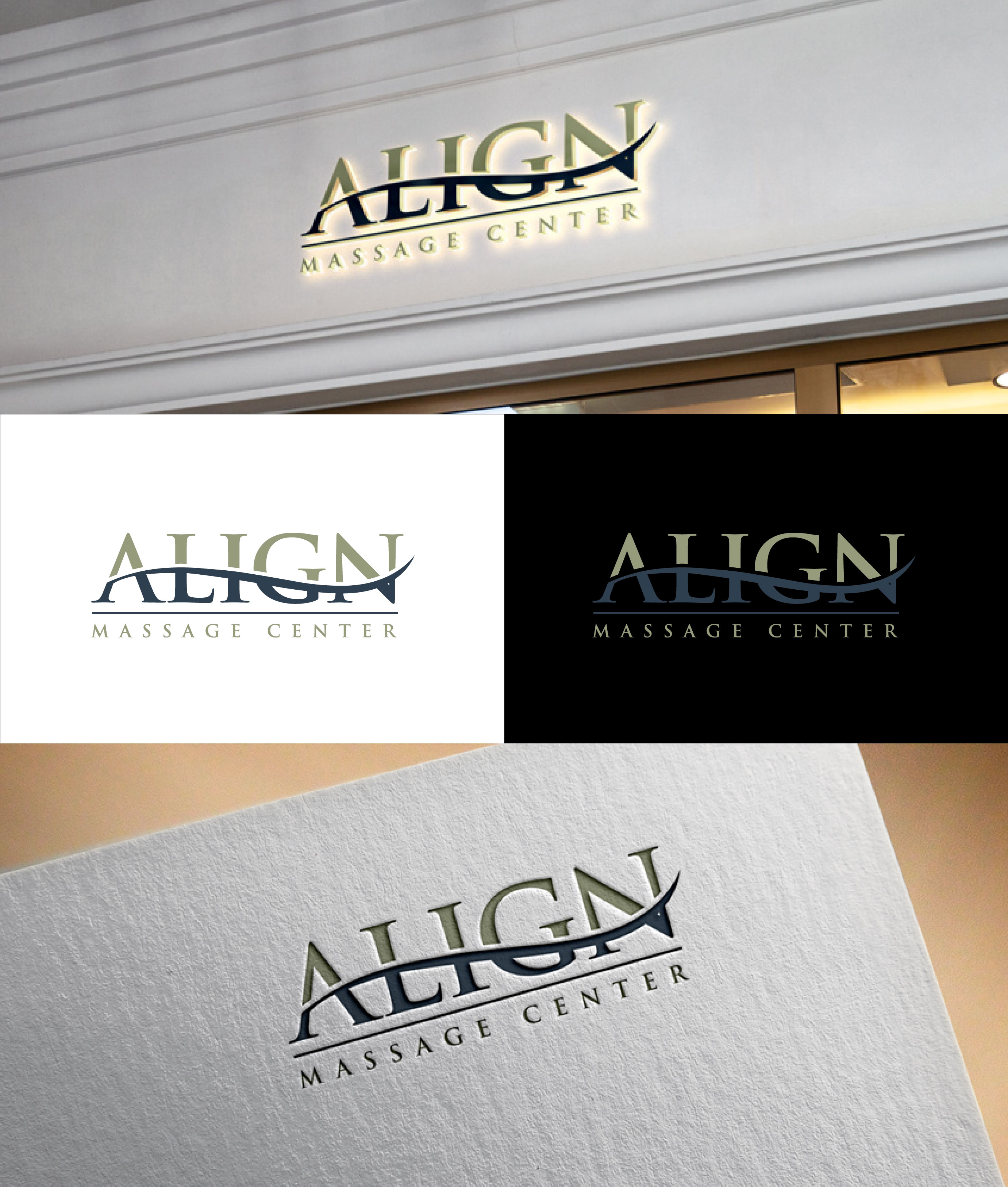 Logo Design by GD Creative for Align Massage Center | Design: #32378783