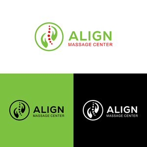 Logo Design by anak mama for Align Massage Center | Design #32365526