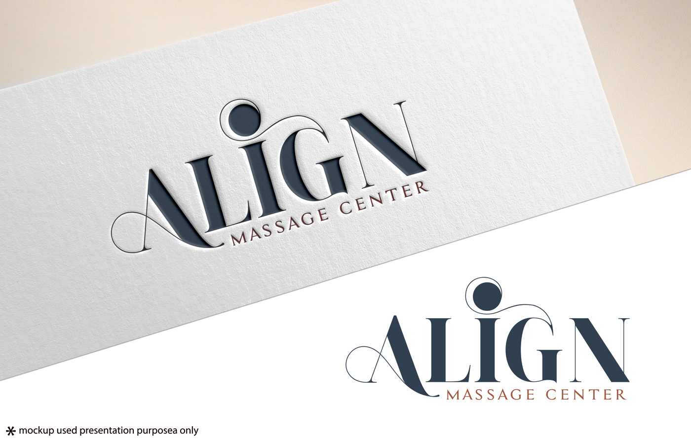 Logo Design by Rubia@ for Align Massage Center | Design #32368495
