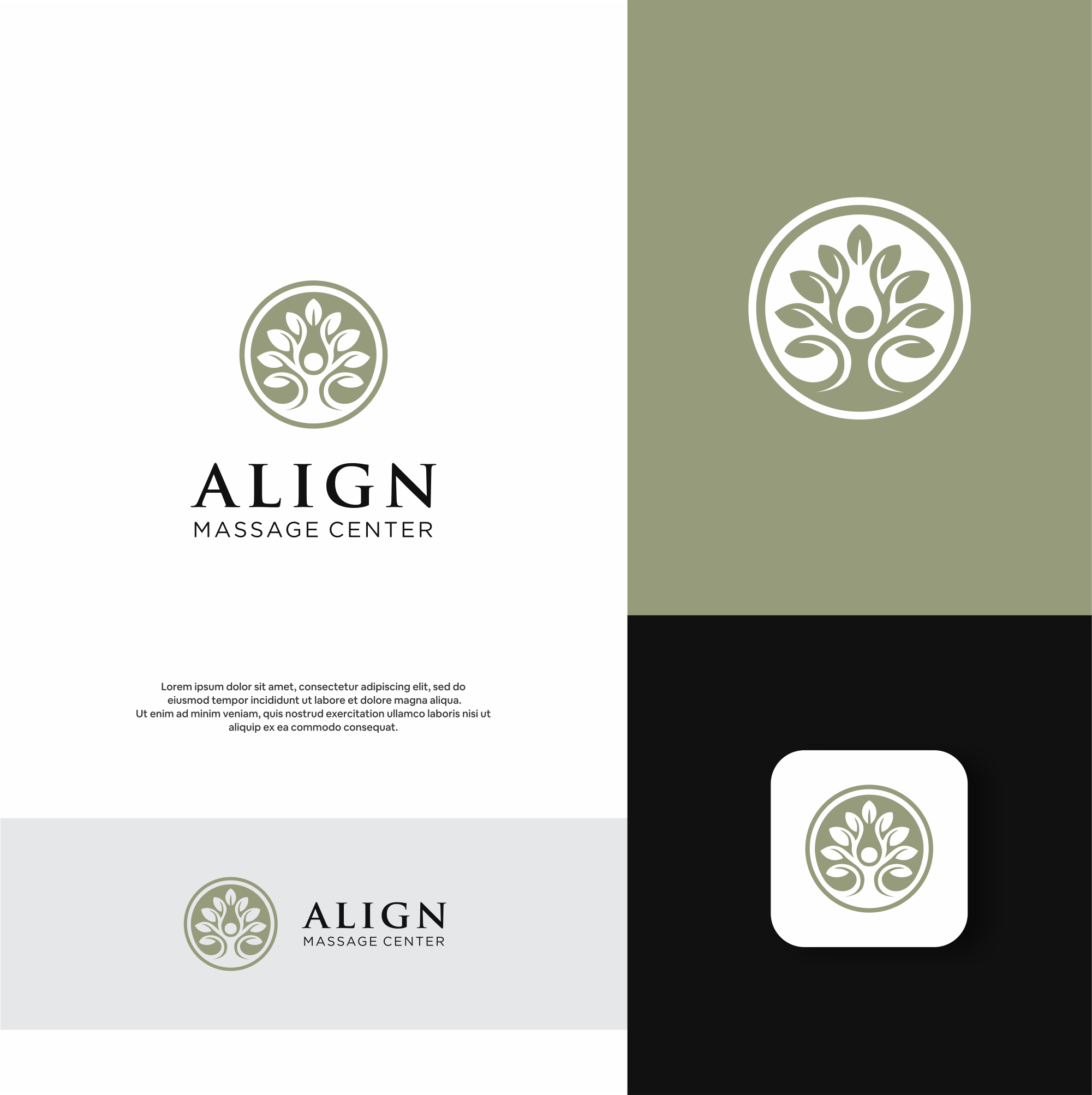 Logo Design by DesignFirst for Align Massage Center | Design #32366837