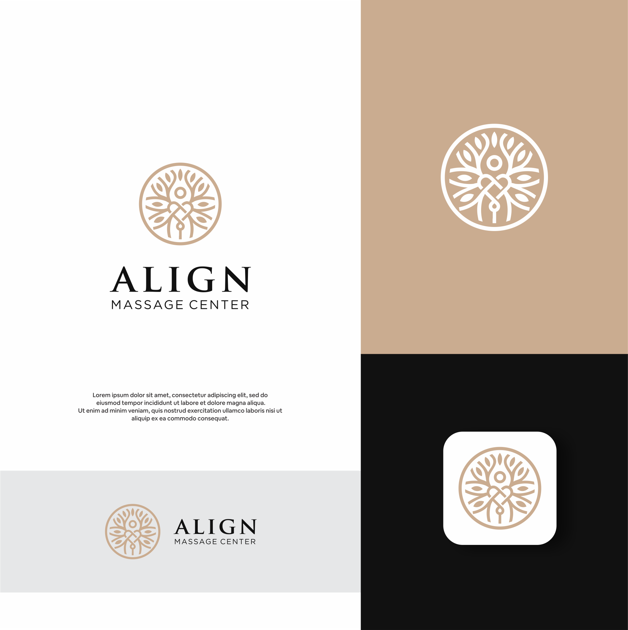 Logo Design by DesignFirst for Align Massage Center | Design #32366838
