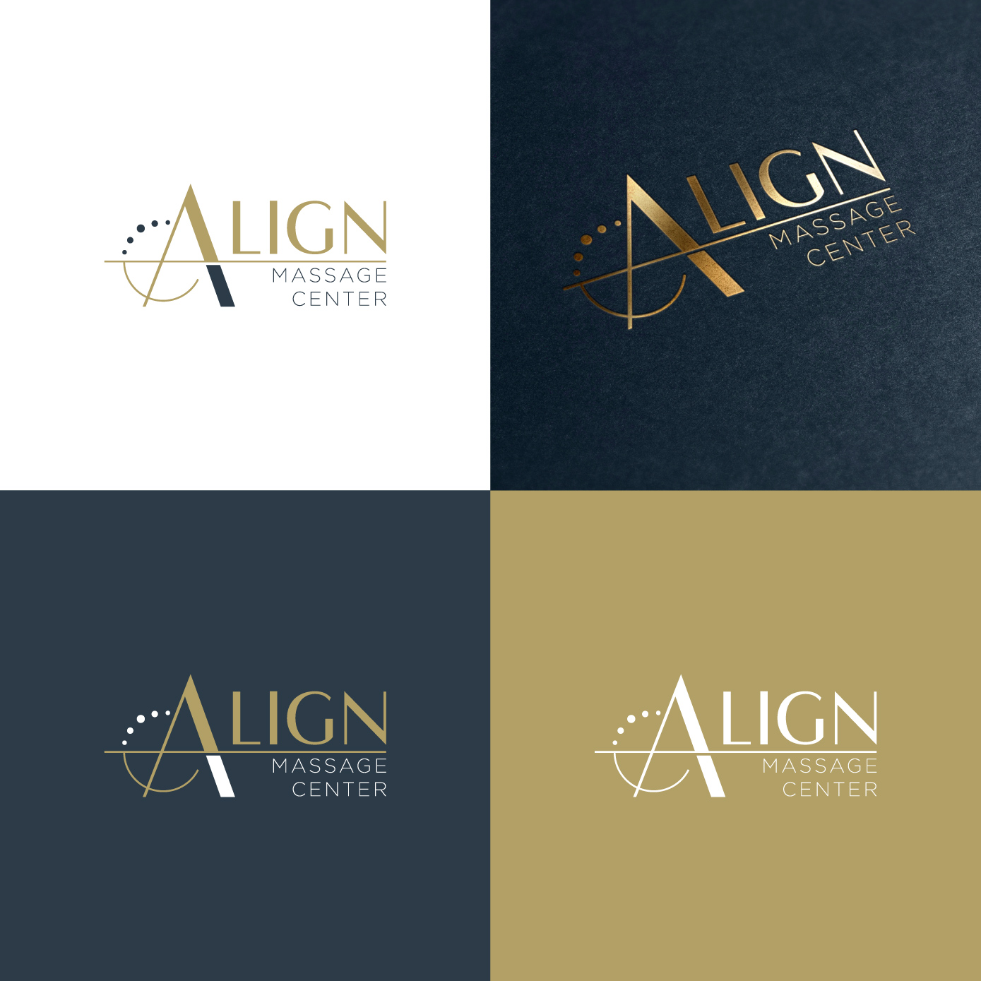 Logo Design by Radsky17 for Align Massage Center | Design #32381201