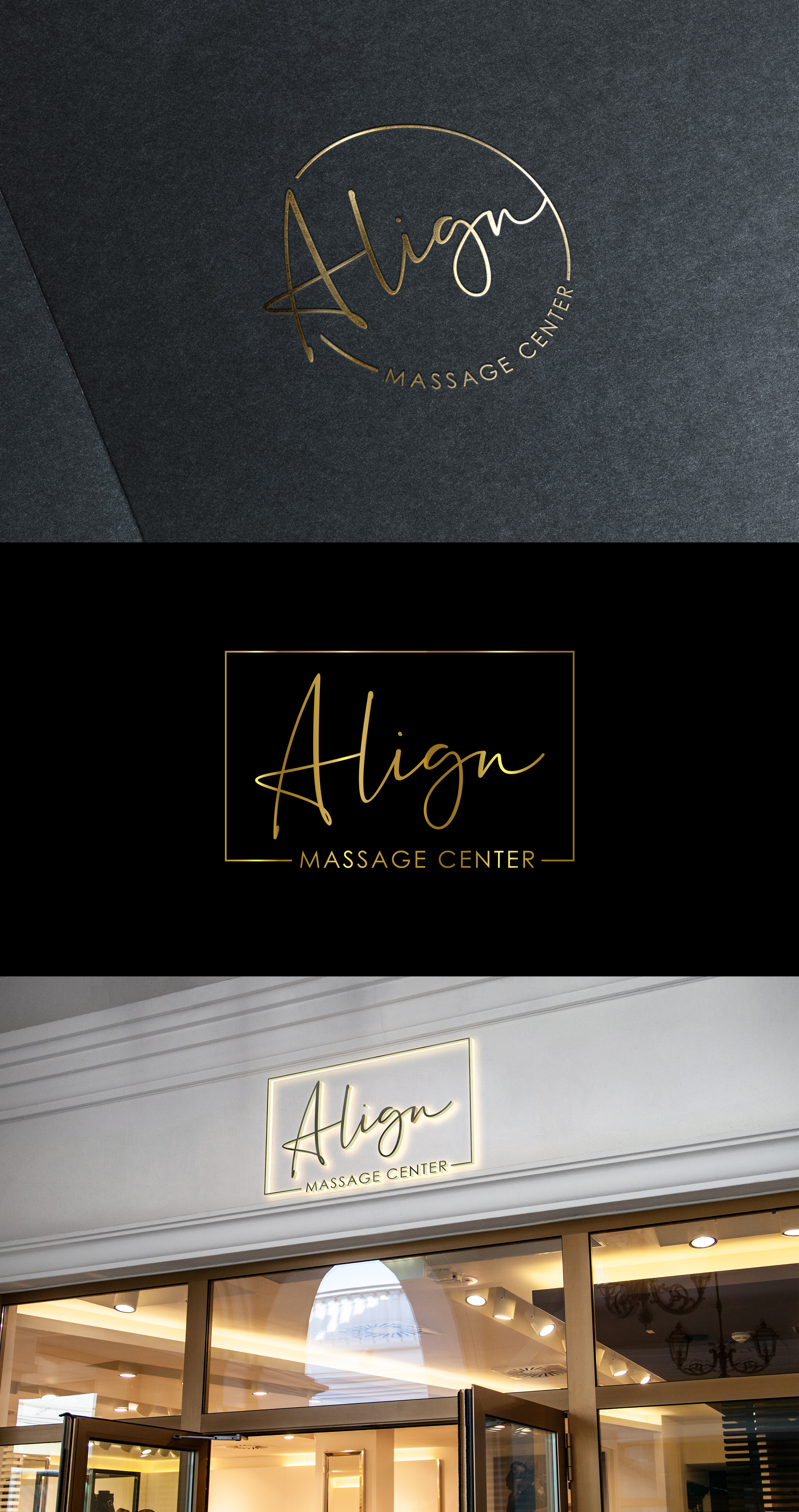 Logo Design by Soonia for Align Massage Center | Design #32366949