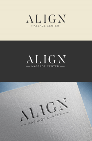 Logo Design by flora.c design for Align Massage Center | Design: #32375744