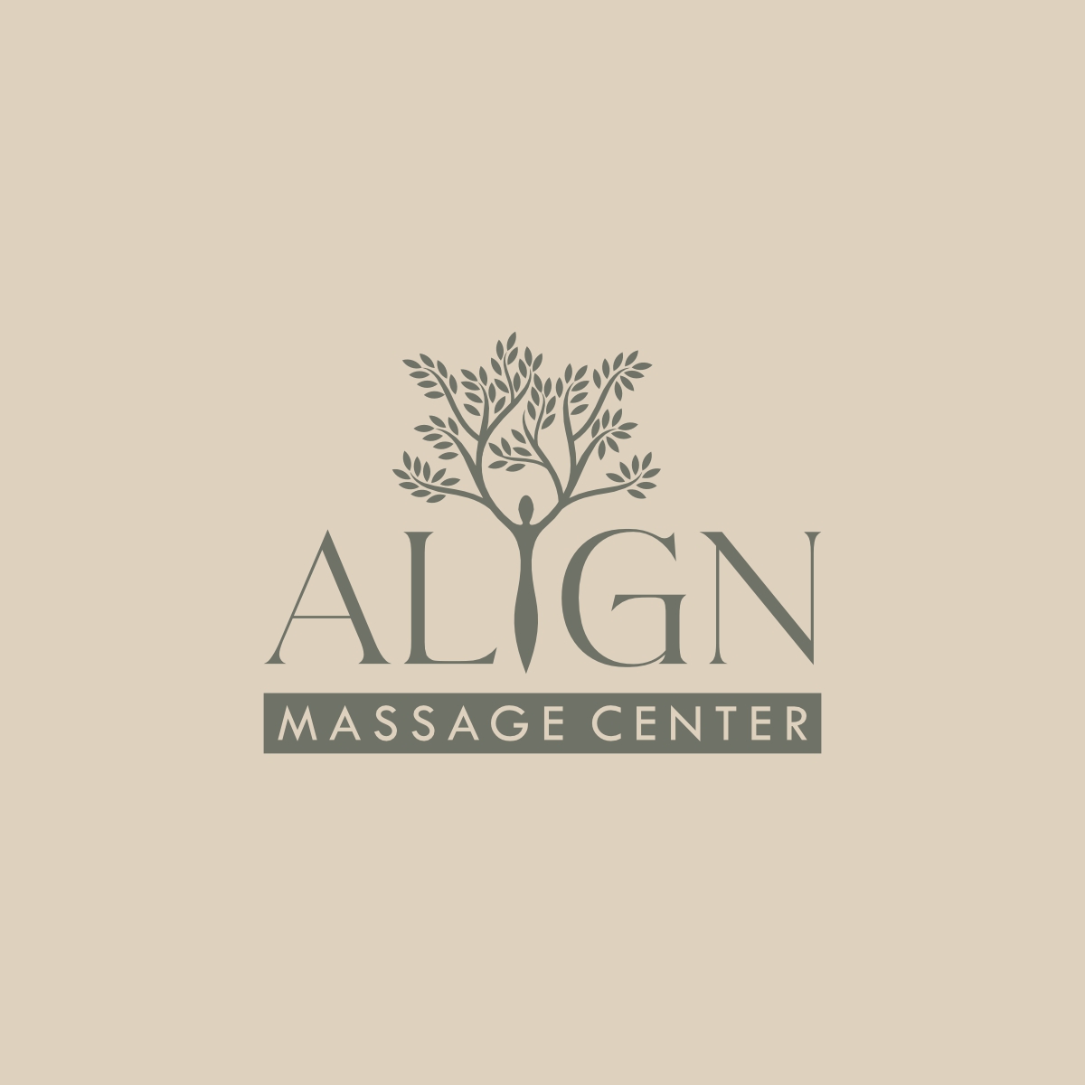 Logo Design by Ashani Bhattacharya for Align Massage Center | Design #32368249