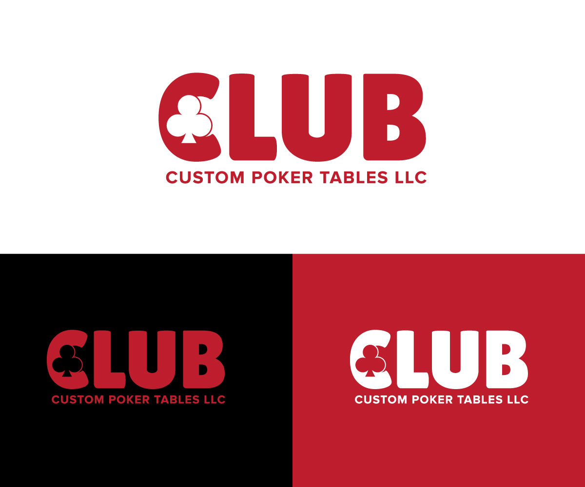 Diseño de Logo por Kavth para CLUB Custom Poker Tables LLC | Diseño #32422407