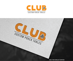 Design de Logo par Srk pix!14 pour CLUB Custom Poker Tables LLC | Design : #32393018
