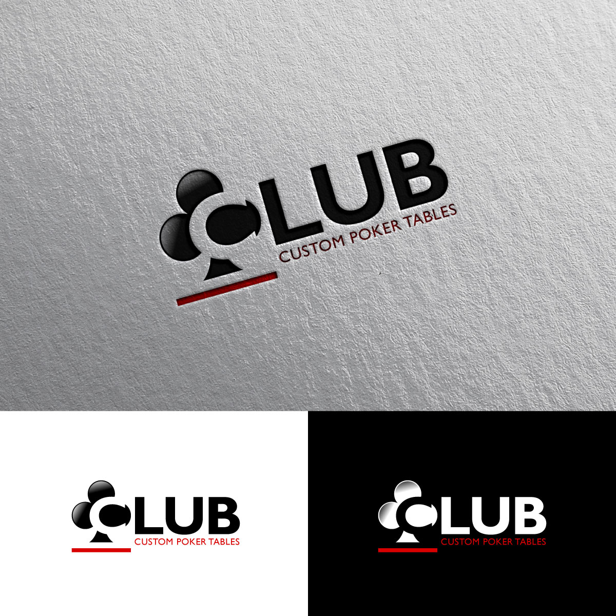Design de Logo par chris Ray pour CLUB Custom Poker Tables LLC | Design #32381815