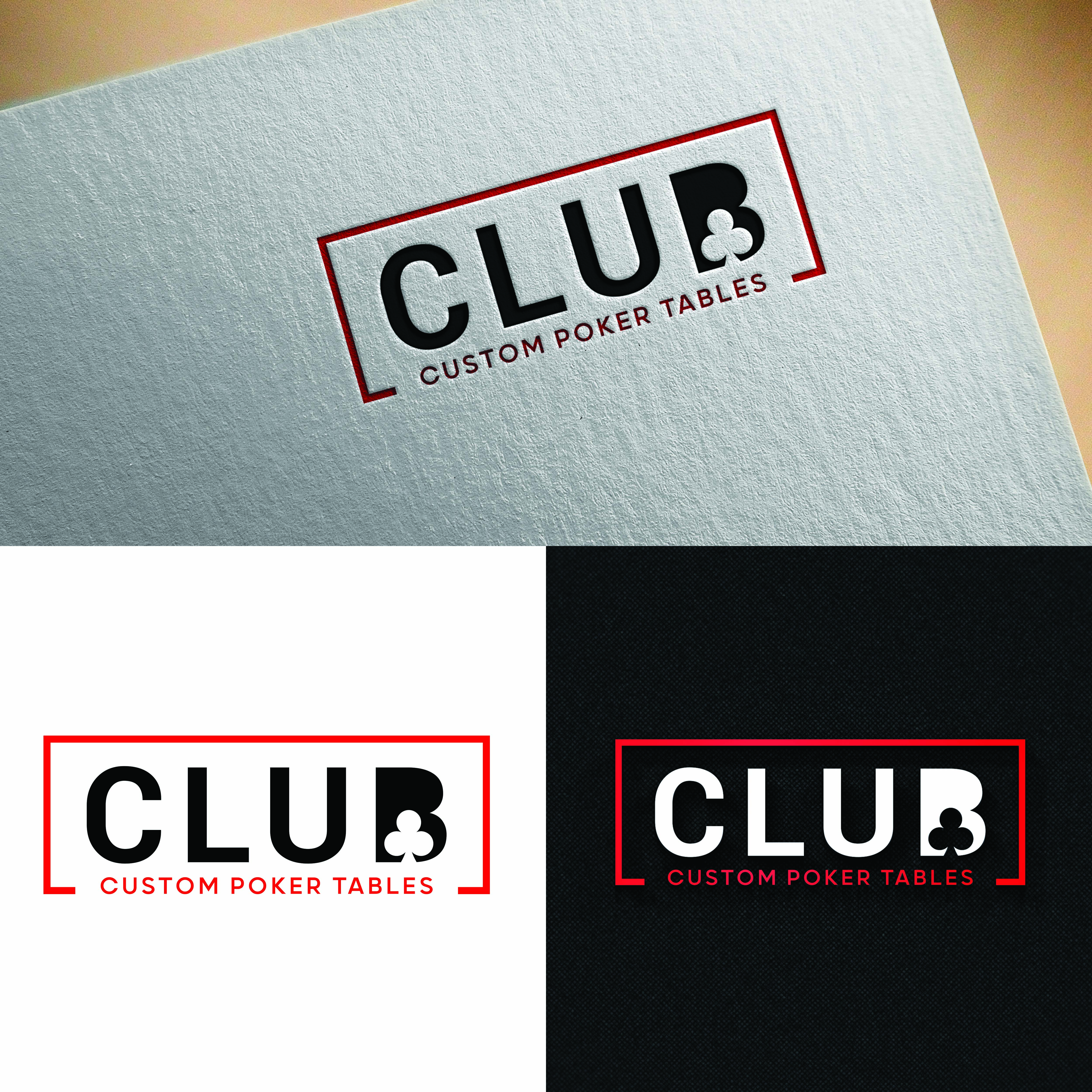 Design de Logo par Md Hasibur Rahman pour CLUB Custom Poker Tables LLC | Design #32389284