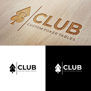Design de Logo par Dedi Saputra 2 pour CLUB Custom Poker Tables LLC | Design : #32392705