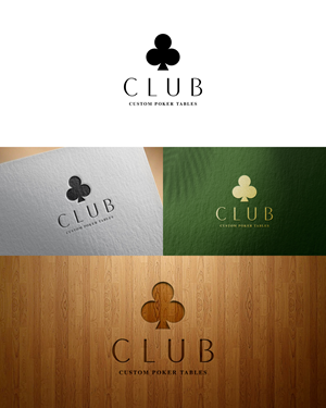 Design de Logo par JSmarketman pour CLUB Custom Poker Tables LLC | Design : #32417356