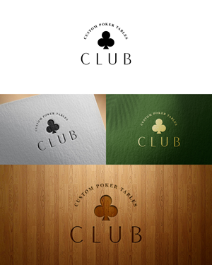 Design de Logo par JSmarketman pour CLUB Custom Poker Tables LLC | Design : #32417446