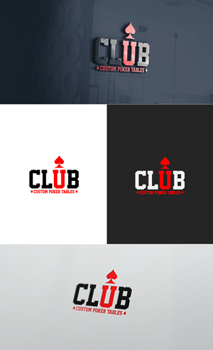 Design de Logo par GLDesigns pour CLUB Custom Poker Tables LLC | Design : #32386535