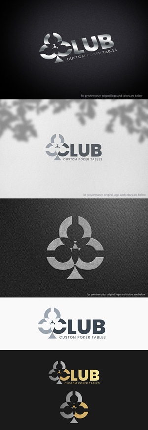 Design de Logo par Gita. pour CLUB Custom Poker Tables LLC | Design : #32416829