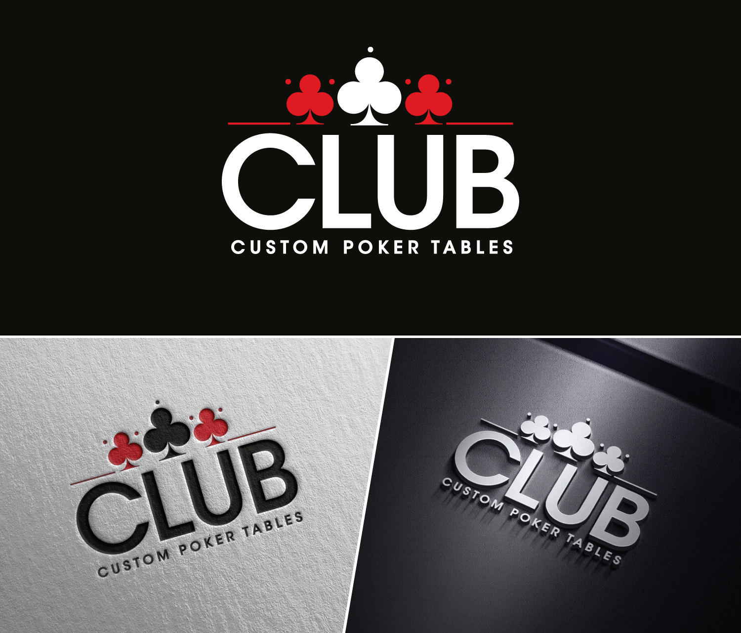 Design de Logo par Atec pour CLUB Custom Poker Tables LLC | Design #32385075