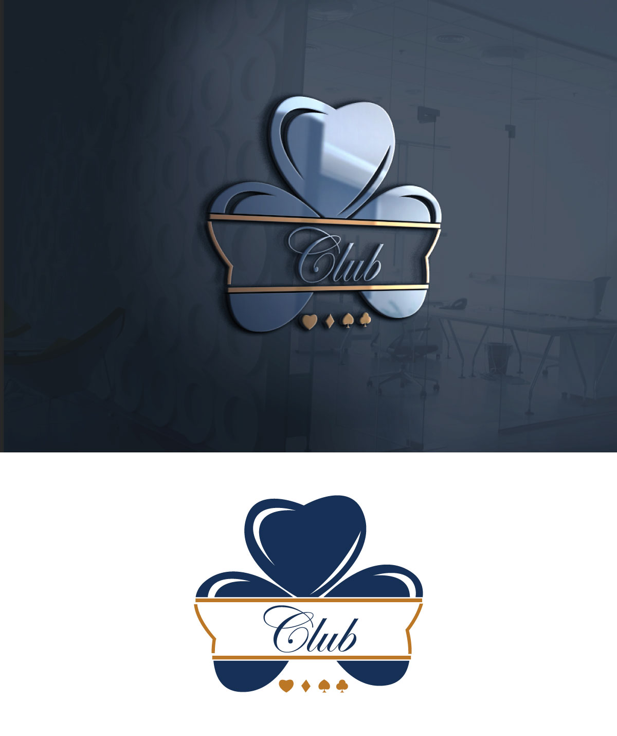 Design de Logo par fly  design pour CLUB Custom Poker Tables LLC | Design #32389820