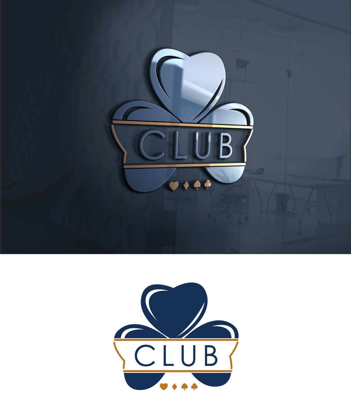 Design de Logo par fly  design pour CLUB Custom Poker Tables LLC | Design #32389822