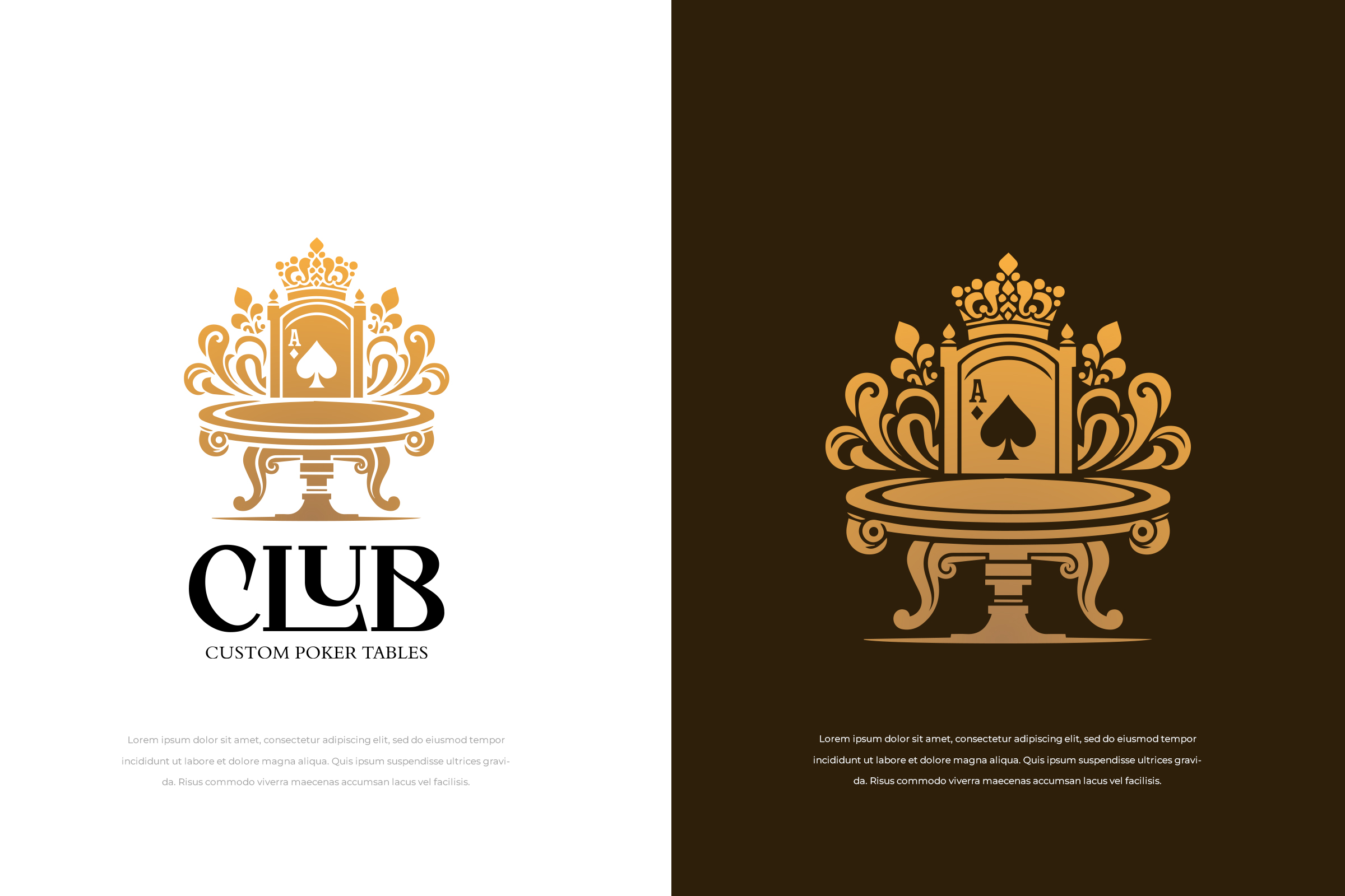 Design de Logo par vramar.roy pour CLUB Custom Poker Tables LLC | Design #32384878