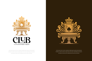 Logo Design by vramar.roy for CLUB Custom Poker Tables LLC | Design #32384878