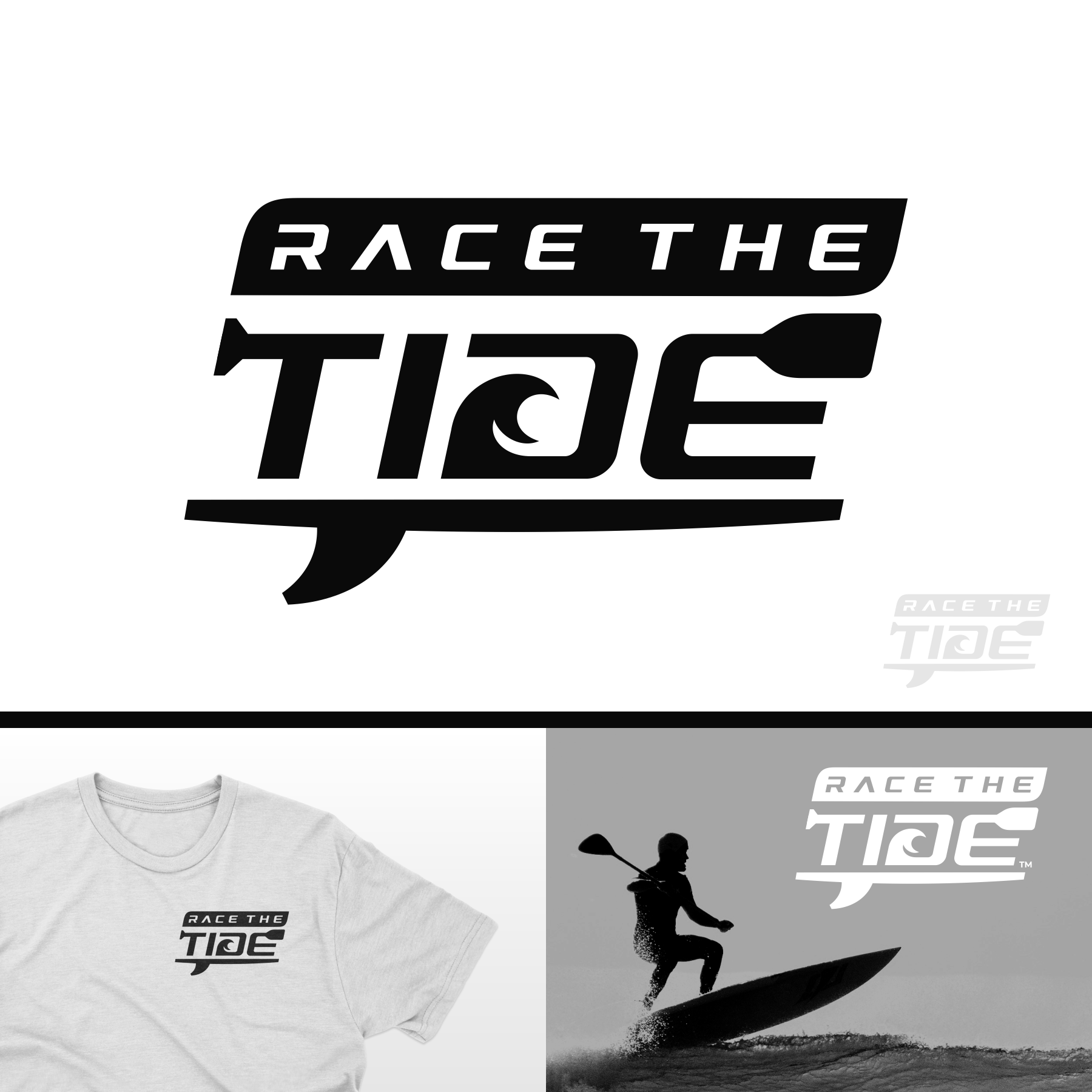 Design de Logo par Aezakmi pour BLUELINE PADDLE SURF AND CLOTHING | Design #32419731
