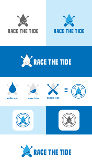 Logo Design by im.graphic_ for BLUELINE PADDLE SURF AND CLOTHING | Design: #32390505