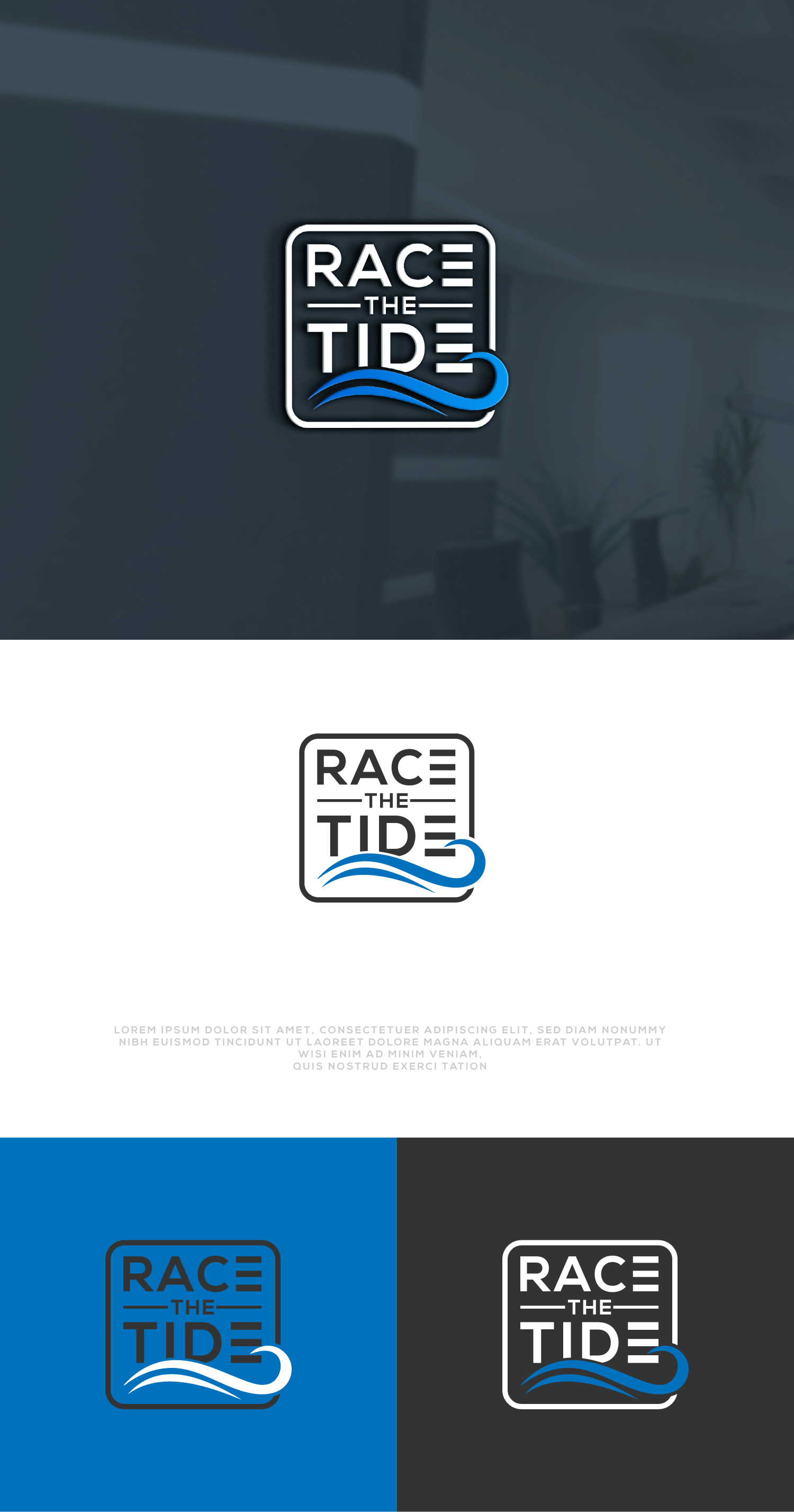 Logo Design by 100%design for BLUELINE PADDLE SURF AND CLOTHING | Design #32379455