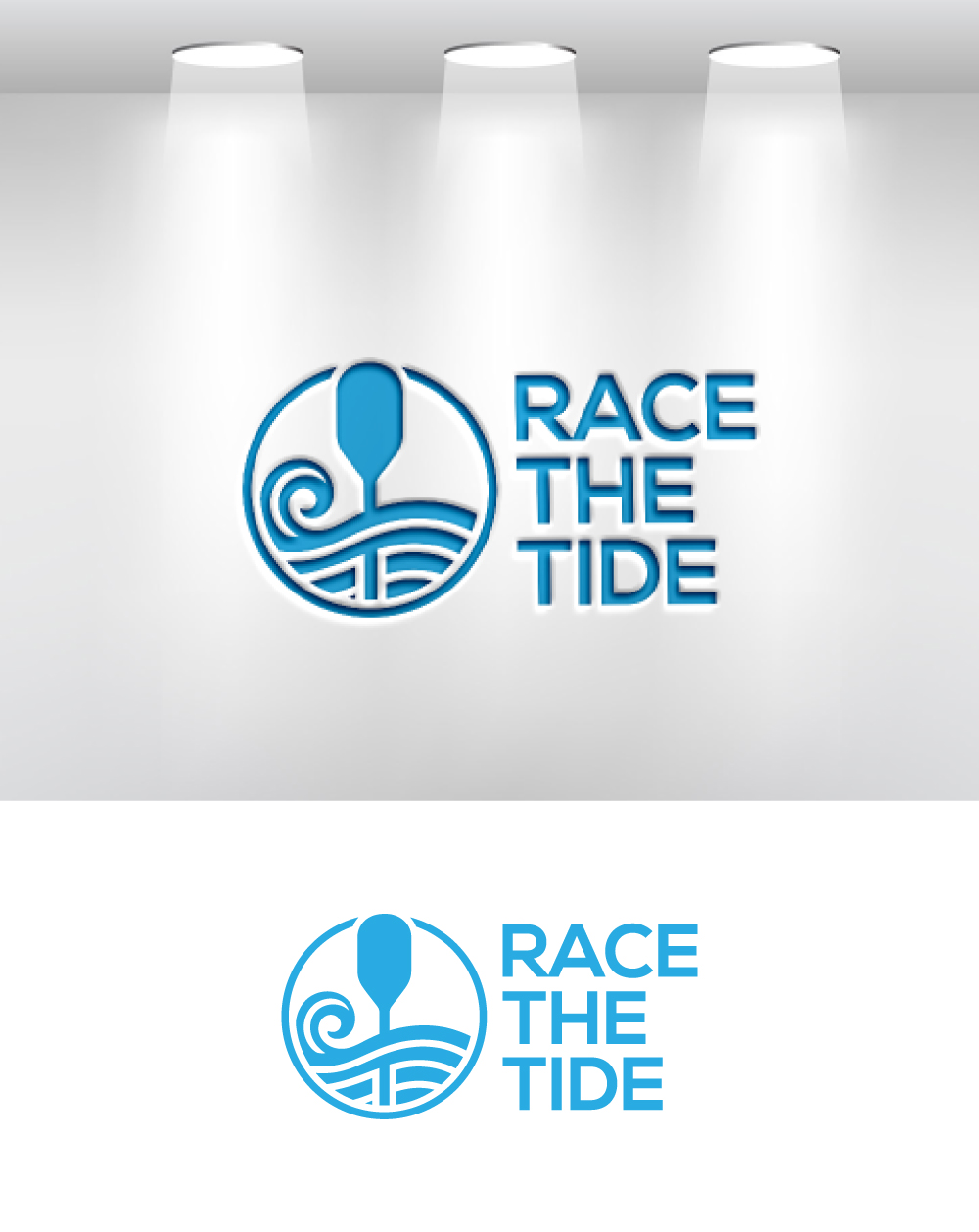Logo Design by Ahnaf Labib for BLUELINE PADDLE SURF AND CLOTHING | Design #32381235