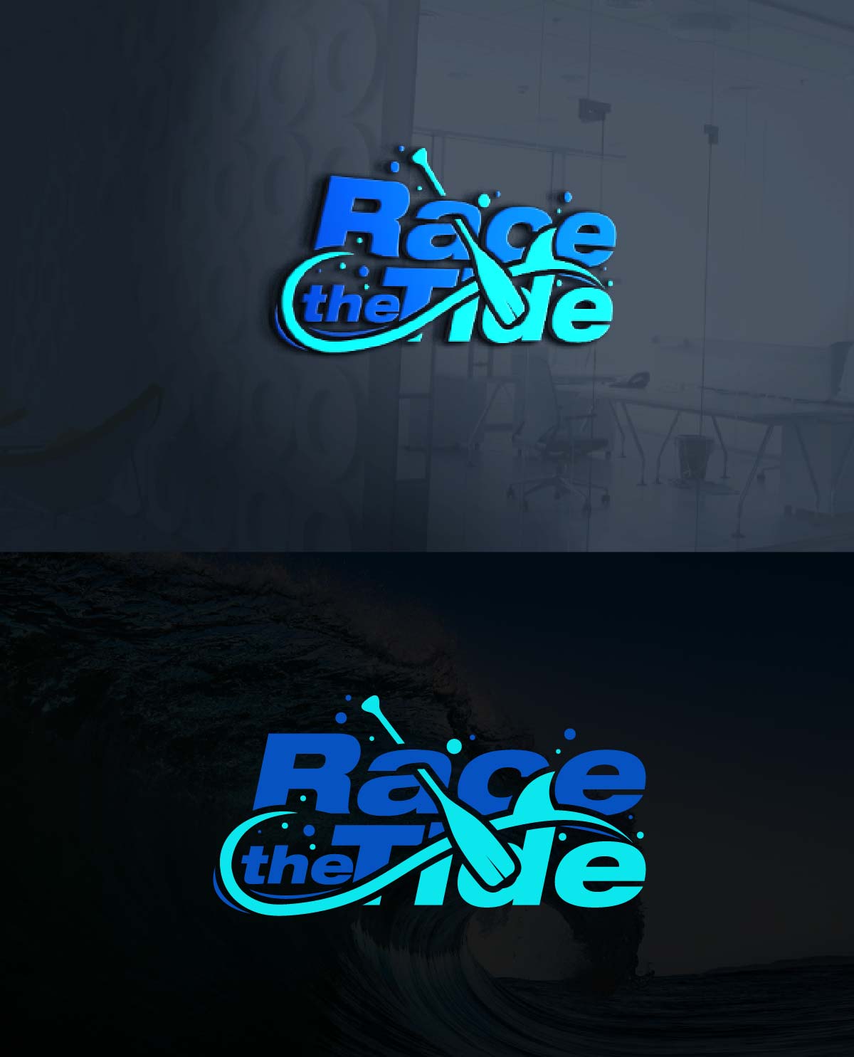 Logo Design by fly  design for BLUELINE PADDLE SURF AND CLOTHING | Design #32381362