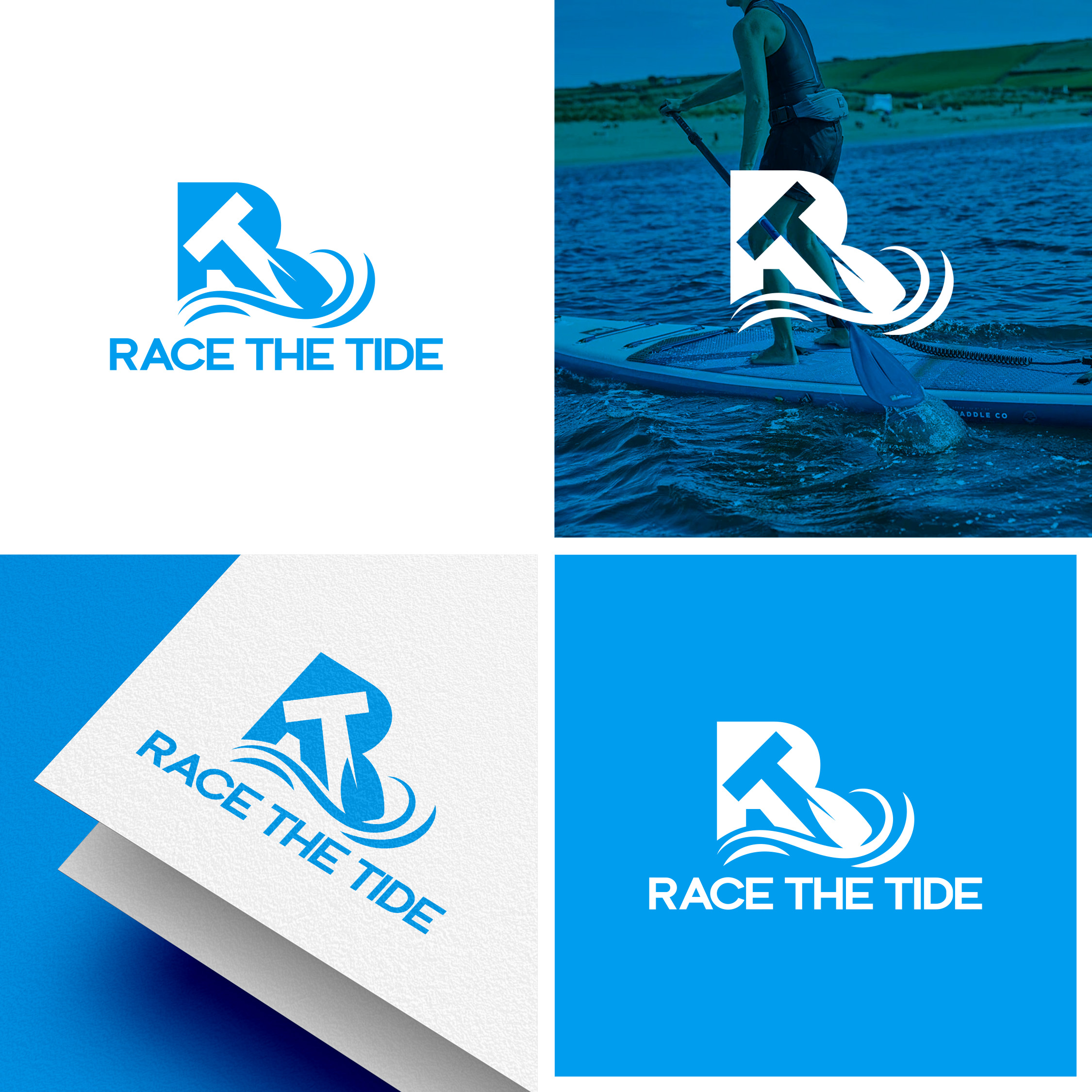 Design de Logo par aexoagency pour BLUELINE PADDLE SURF AND CLOTHING | Design #32382265
