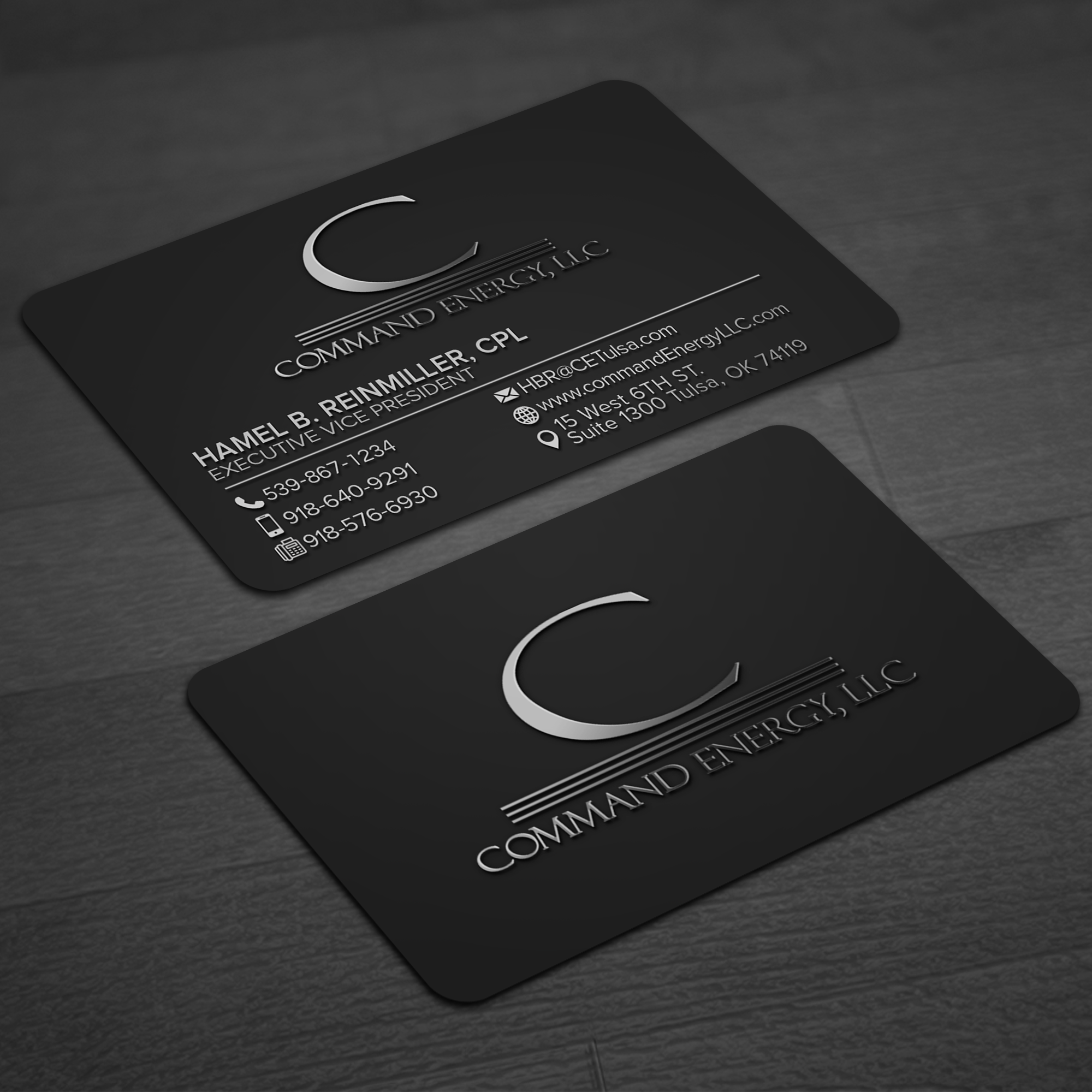 Visitenkarten-Design von WellDesign für Command Energy, LLC | Design #32379672