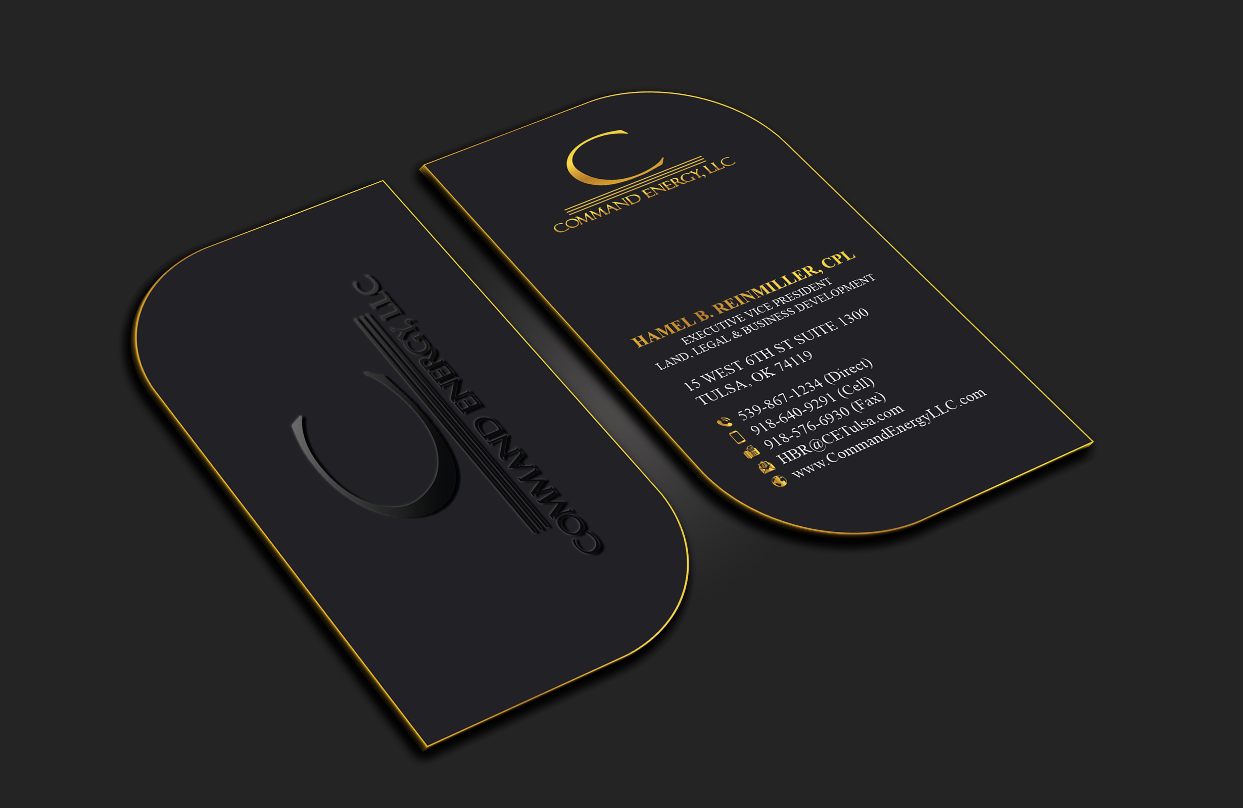 Diseño de Tarjeta de Presentación por DesignerShahadat para Command Energy, LLC | Diseño #32402177