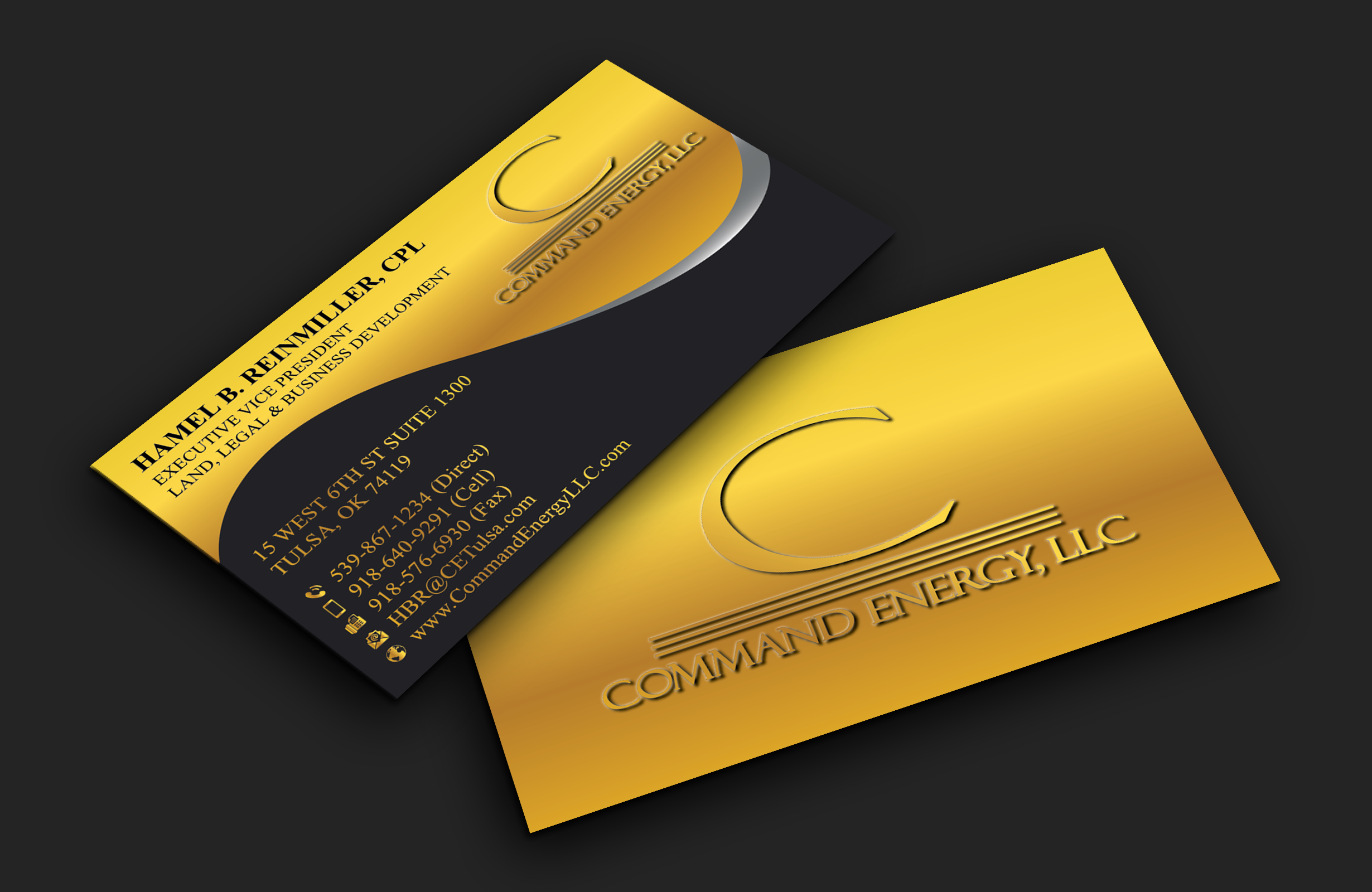 Business Card Design by DesignerShahadat for Command Energy, LLC | Design #32434499
