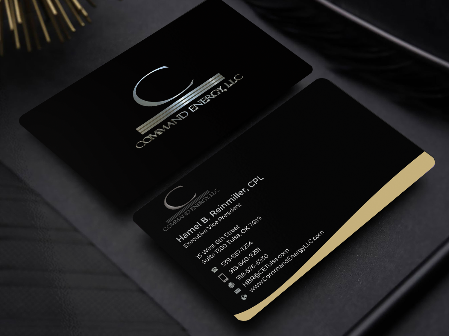 Visitenkarten-Design von Innovative Graphix für Command Energy, LLC | Design #32382870