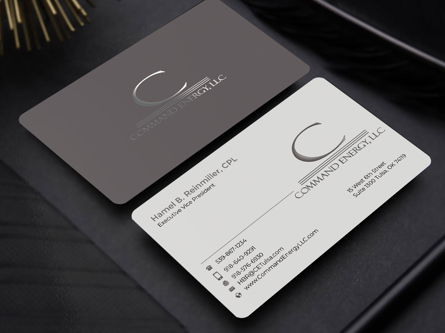Visitenkarten-Design von Innovative Graphix für Command Energy, LLC | Design #32388095