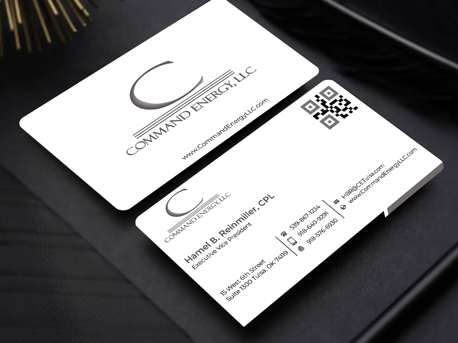 Visitenkarten-Design von Innovative Graphix für Command Energy, LLC | Design #32391119