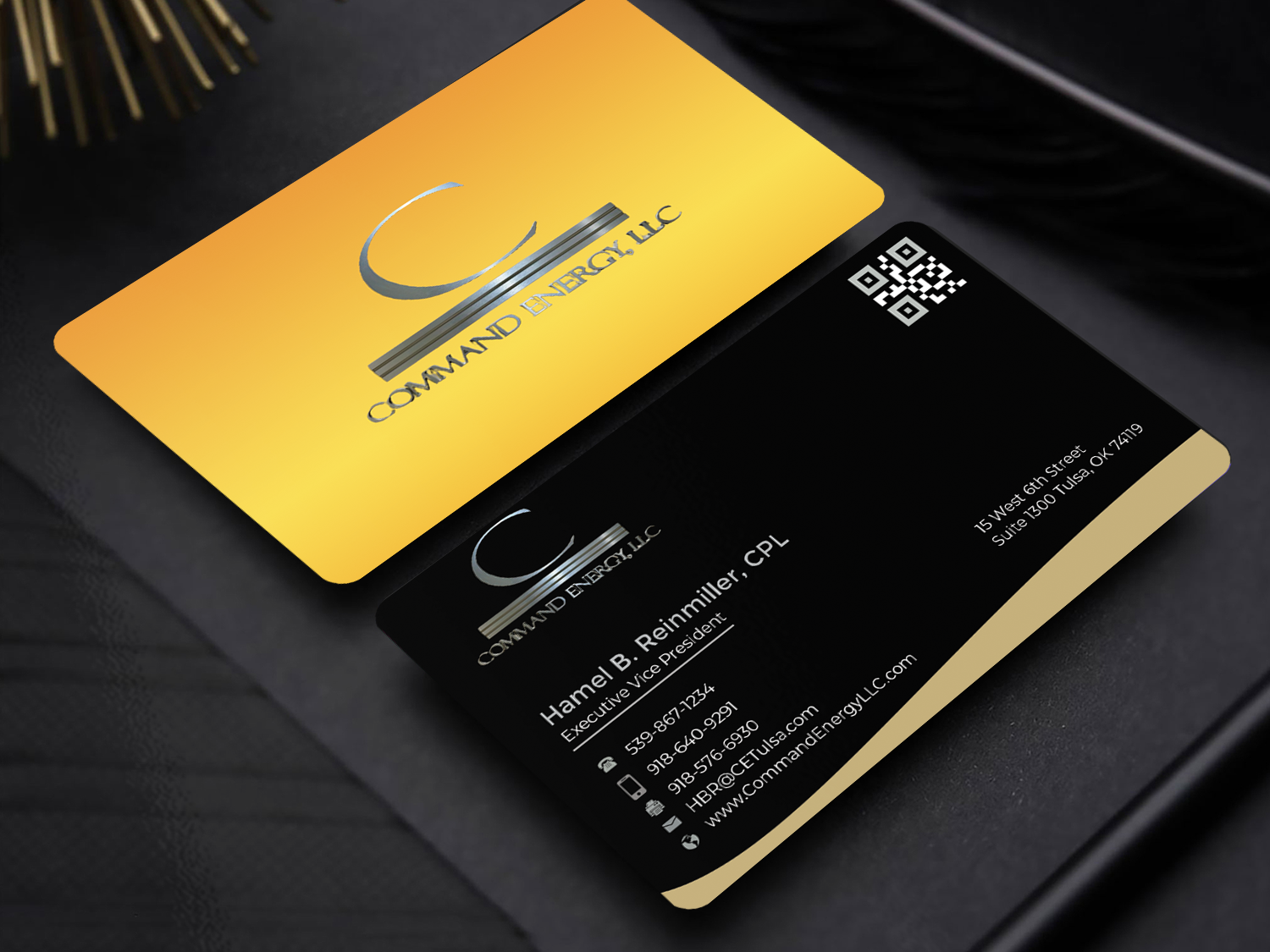 Visitenkarten-Design von Innovative Graphix für Command Energy, LLC | Design #32402512