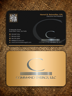 Diseño de Tarjeta de Presentación por Innovative Graphix para Command Energy, LLC | Diseño: #32420562