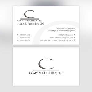 Diseño de Tarjeta de Presentación por YourLogoMaster para Command Energy, LLC | Diseño: #32393154