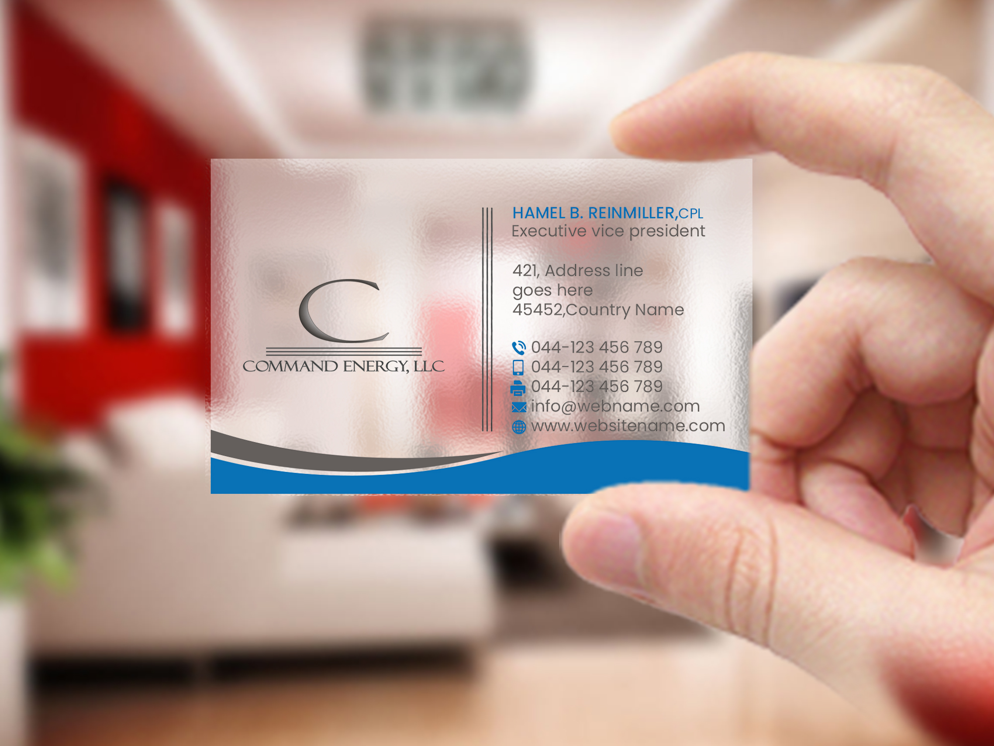 Business Card Design by Creations Box 2015 for Command Energy, LLC | Design #32398003