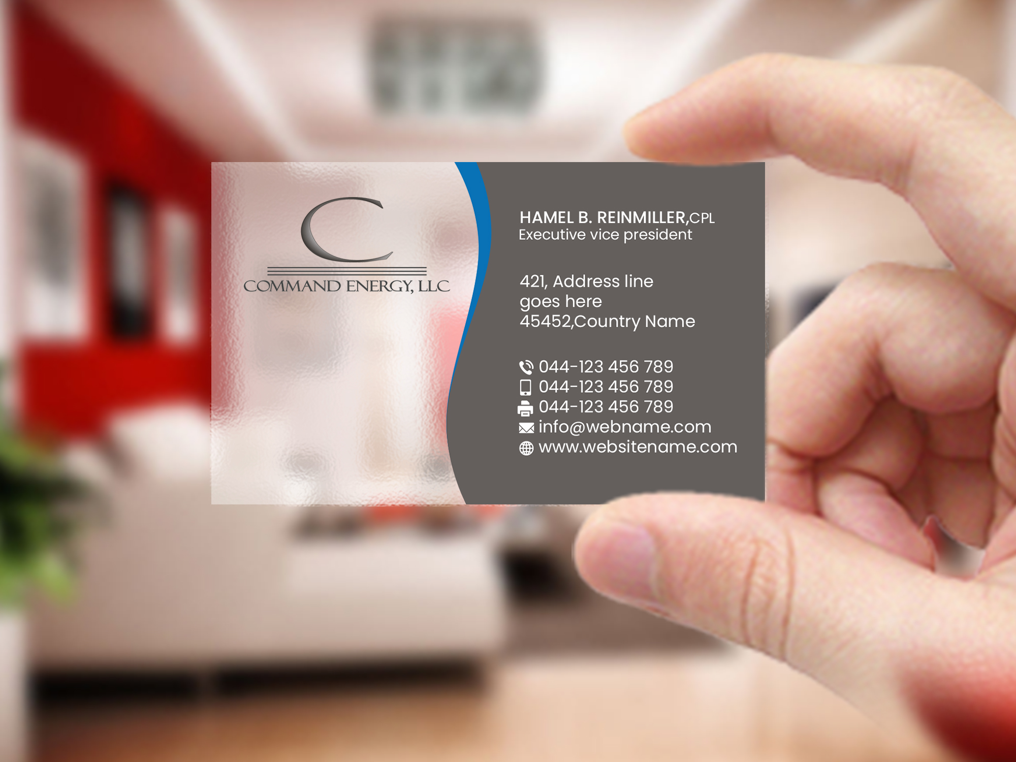 Business Card Design by Creations Box 2015 for Command Energy, LLC | Design #32398007
