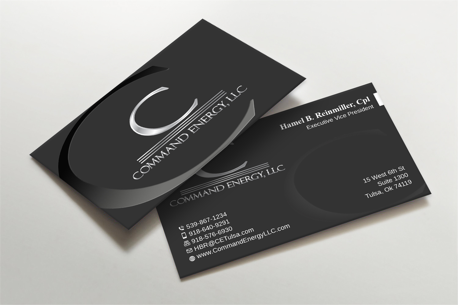 Business Card Design by LAXMI DESIGNHUB for Command Energy, LLC | Design #32382153