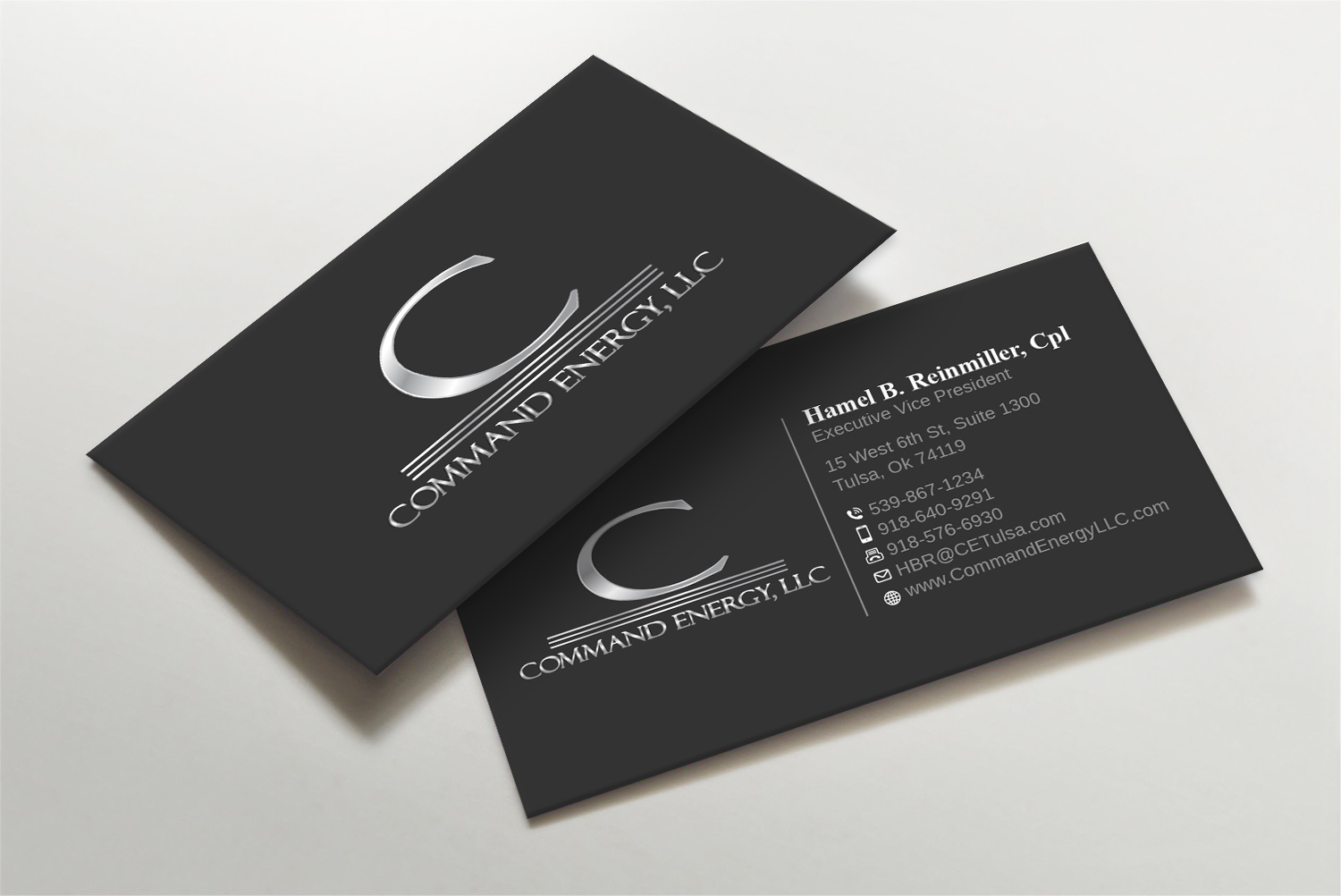 Design de Carte de Visite par LAXMI DESIGNHUB pour Command Energy, LLC | Design #32382155